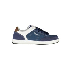 Blue Polyester Sneaker