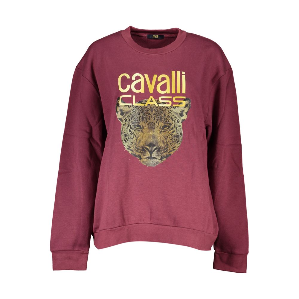 Cavalli Class - Purple Cotton Women Sweater