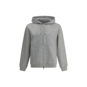Gray Cotton Hoodie