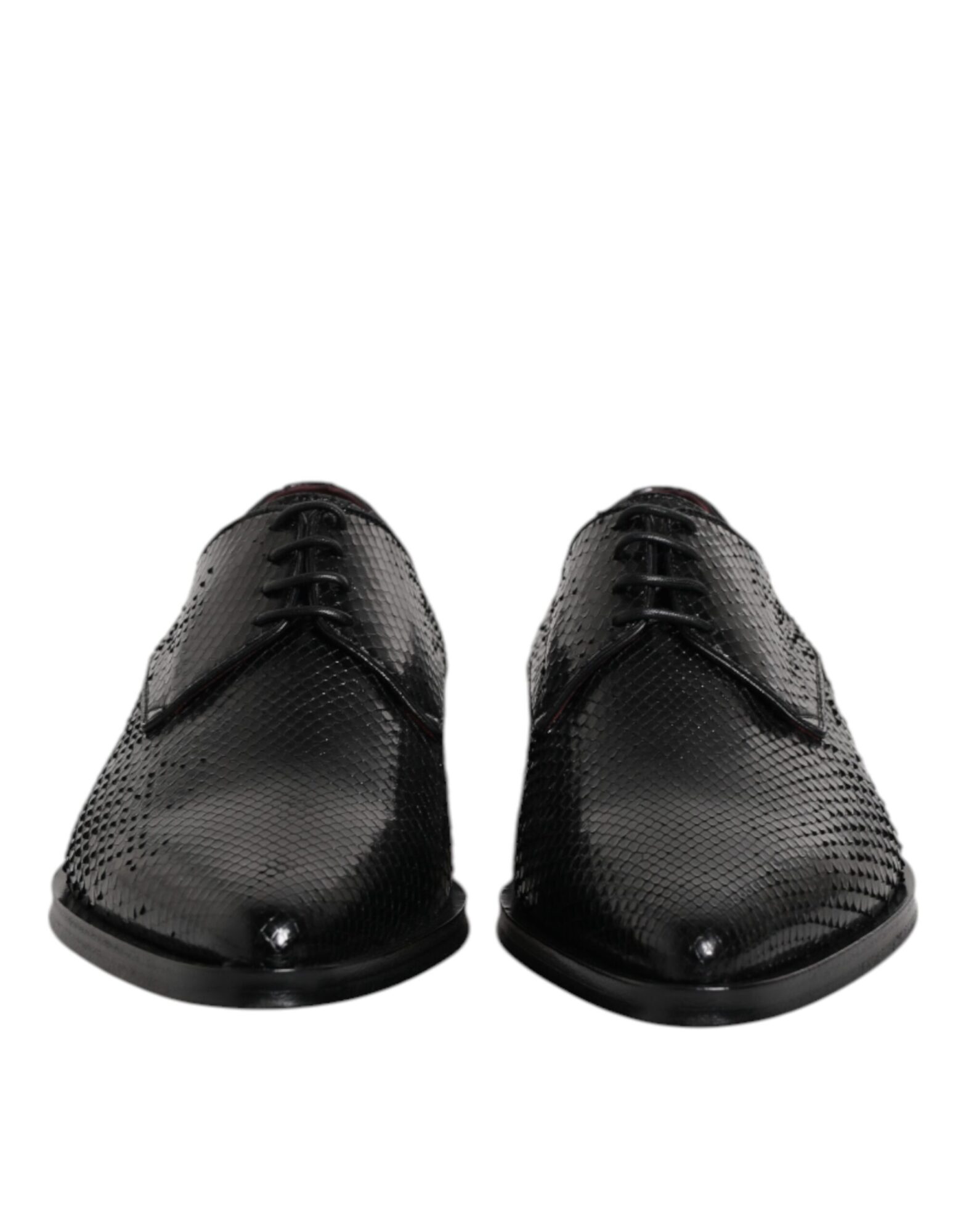 Dolce & Gabbana - Black Leather Lace Up Dress Men Derby Shoes