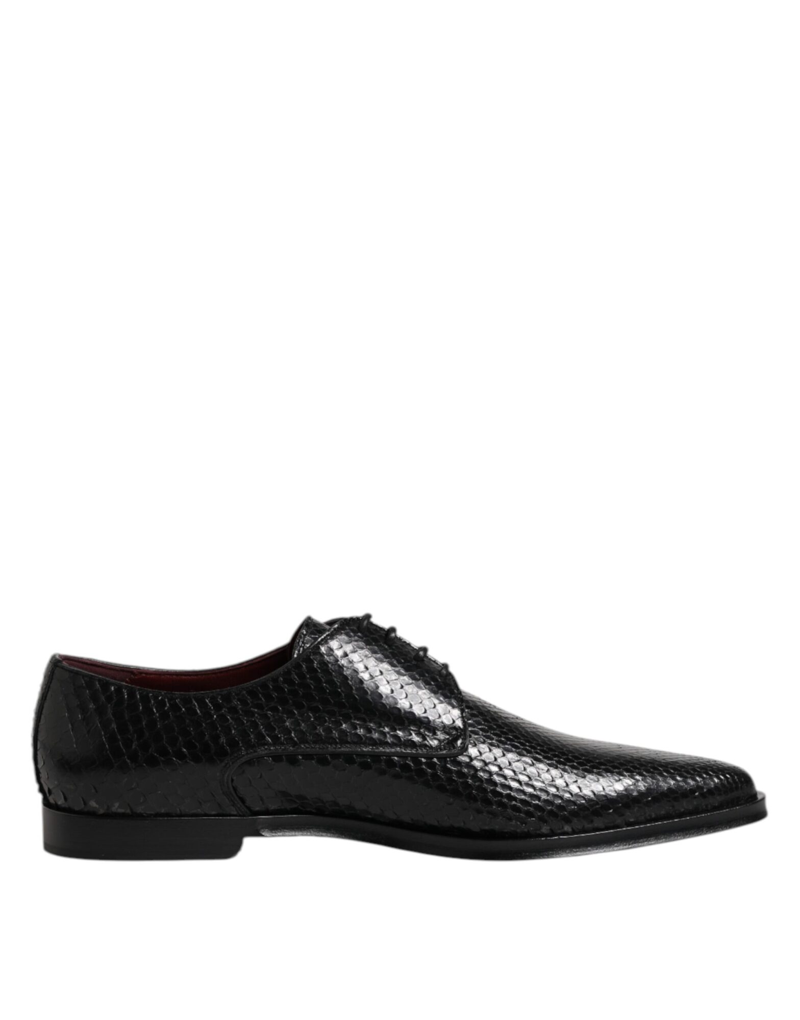 Dolce & Gabbana - Black Leather Lace Up Dress Men Derby Shoes