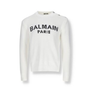 White Cotton Sweatshirt