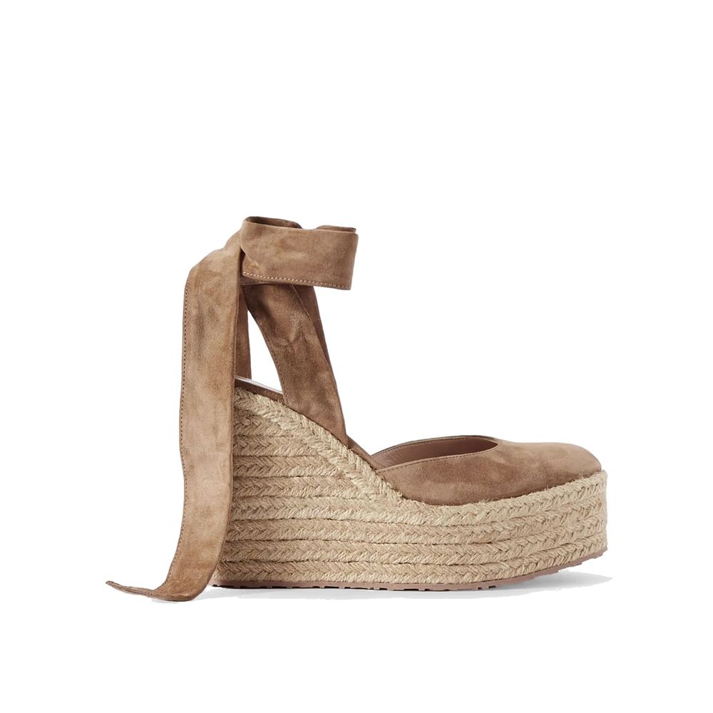 Gianvito Rossi - Suede Wedge Espadrilles