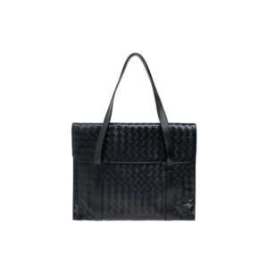 Intrecciato Leather Briefcase