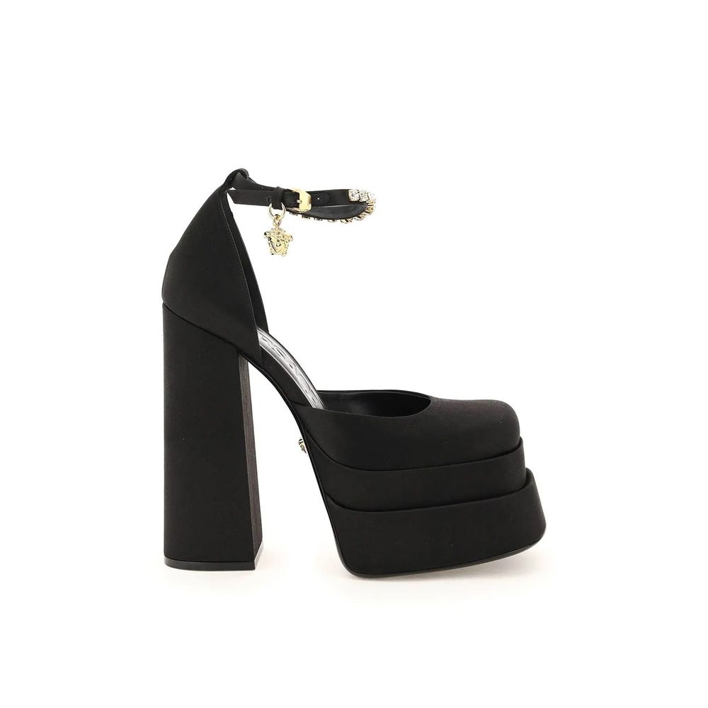 Versace - Silk Satin Platform Pumps