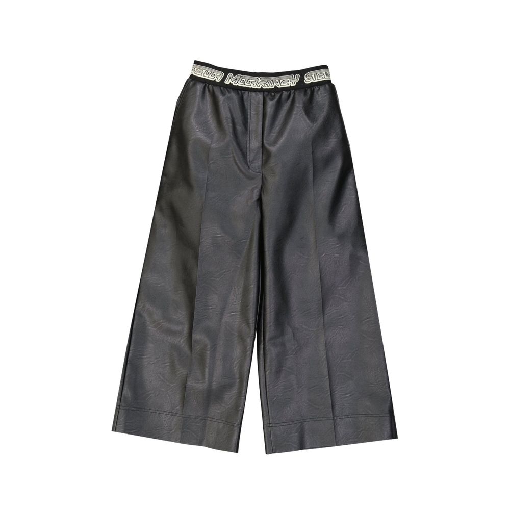 Stella McCartney - Cropped Leather Effect Pants