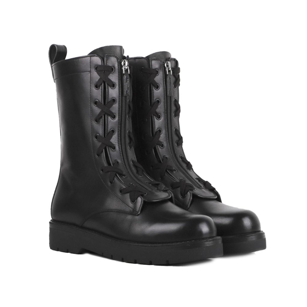 Valentino Garavani - Combat Leather Boots