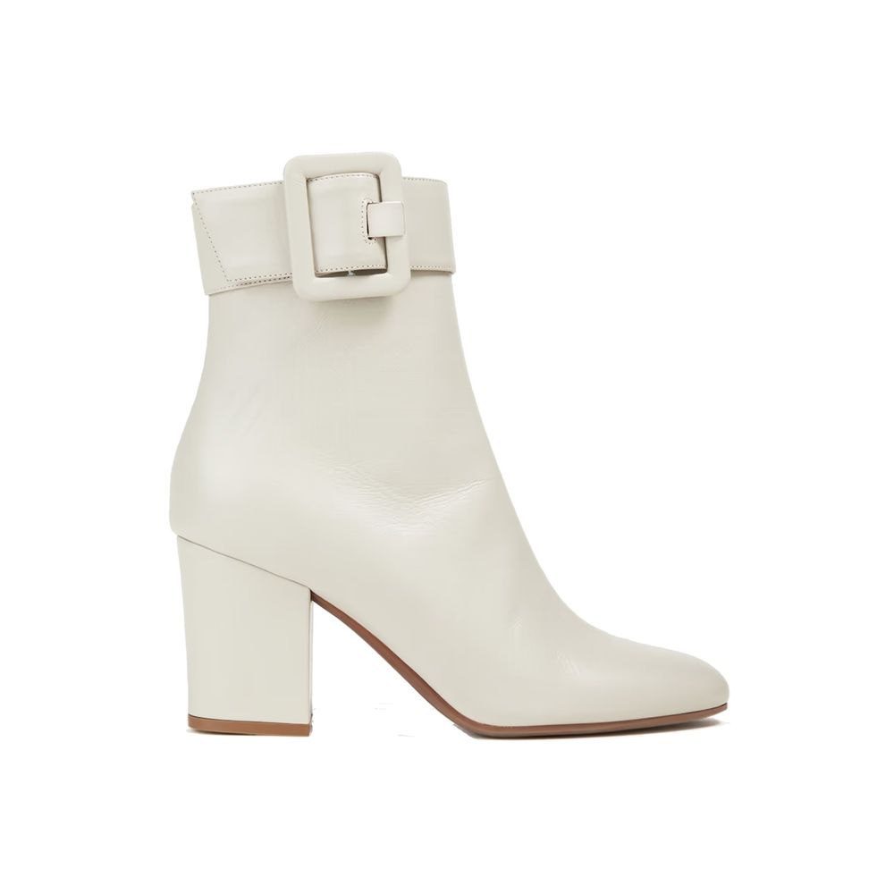 Sergio Rossi - Buckled Leather Ankle Boots