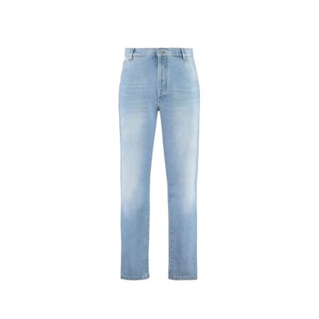Cropped Straight Jeans
