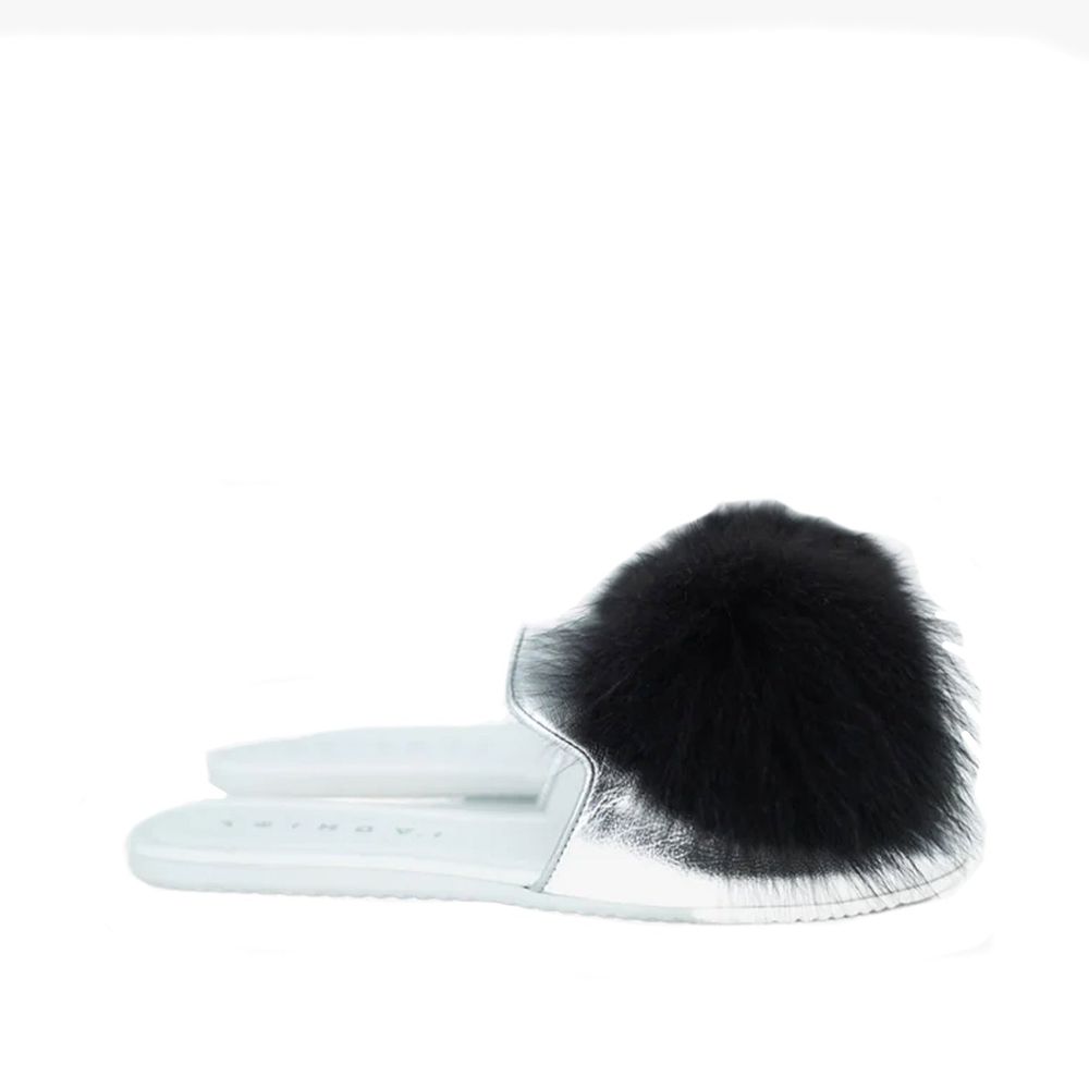 JOSHUA SANDERS - Leather And Fur Mules