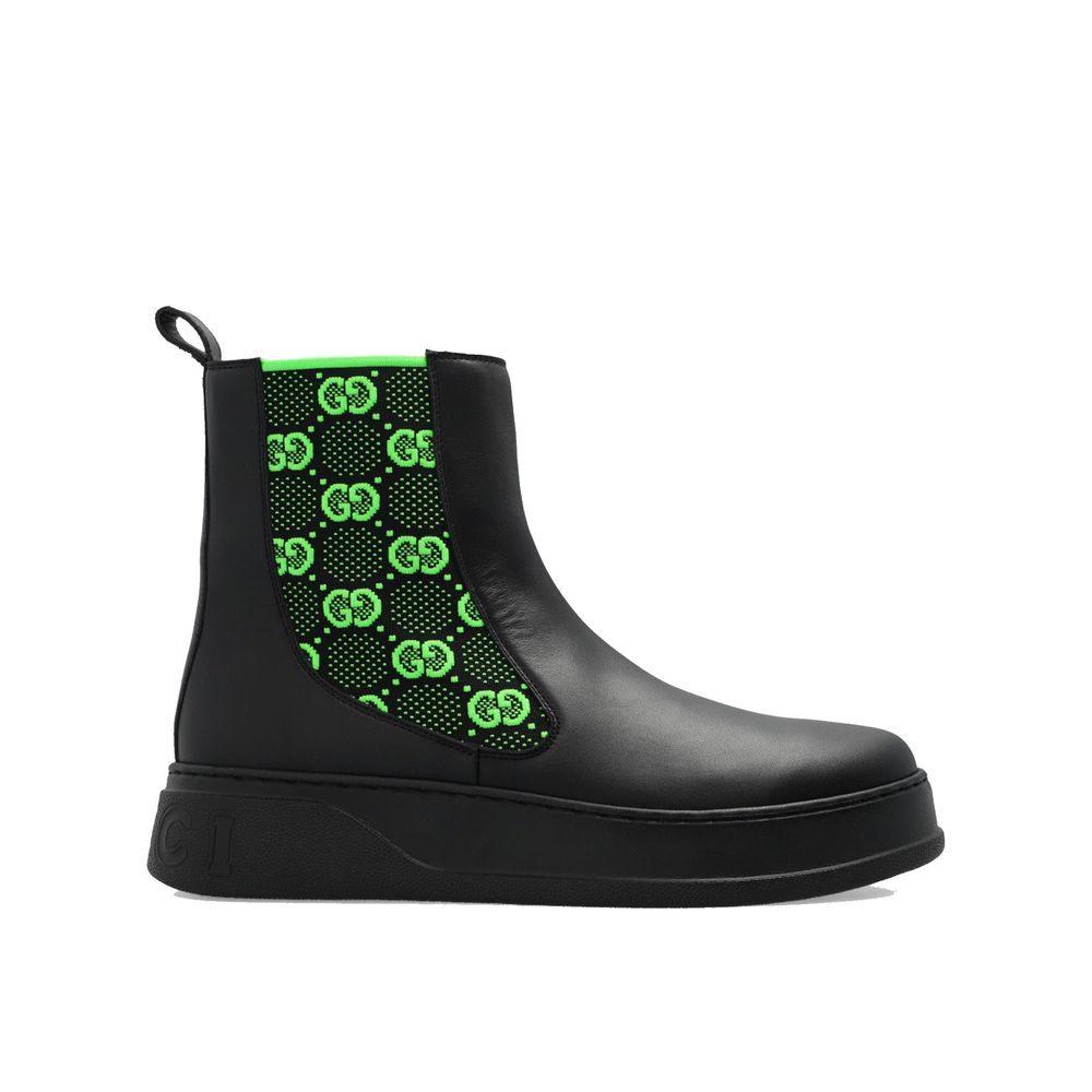 Gucci - GG Leather Boots