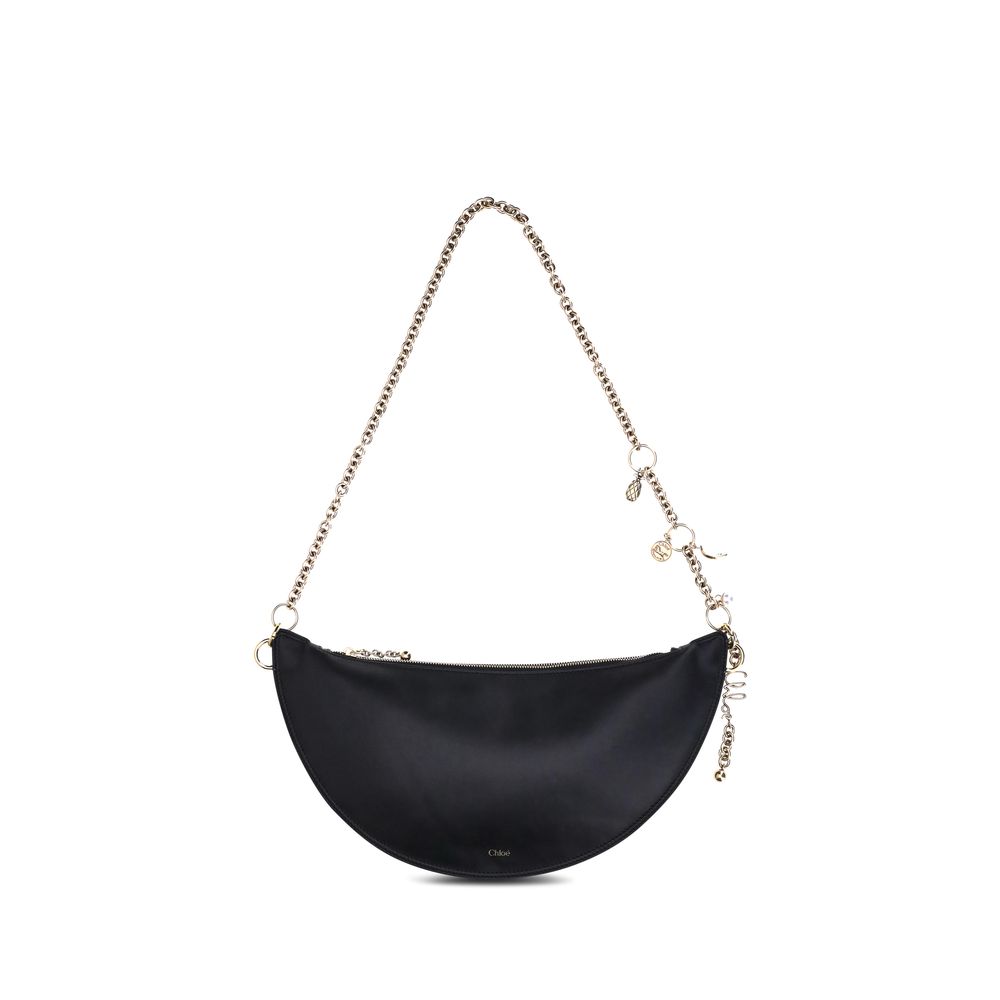 Chloé - Black Calf Leather Bos Taurus Shoulder Bag