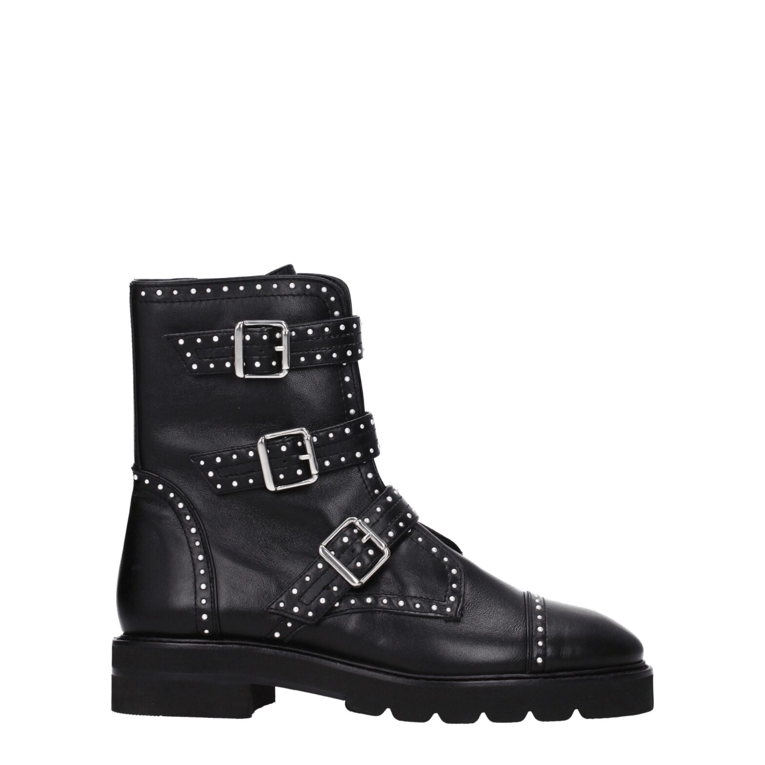 Stuart Weitzman - Black Leather Ankle Boots
