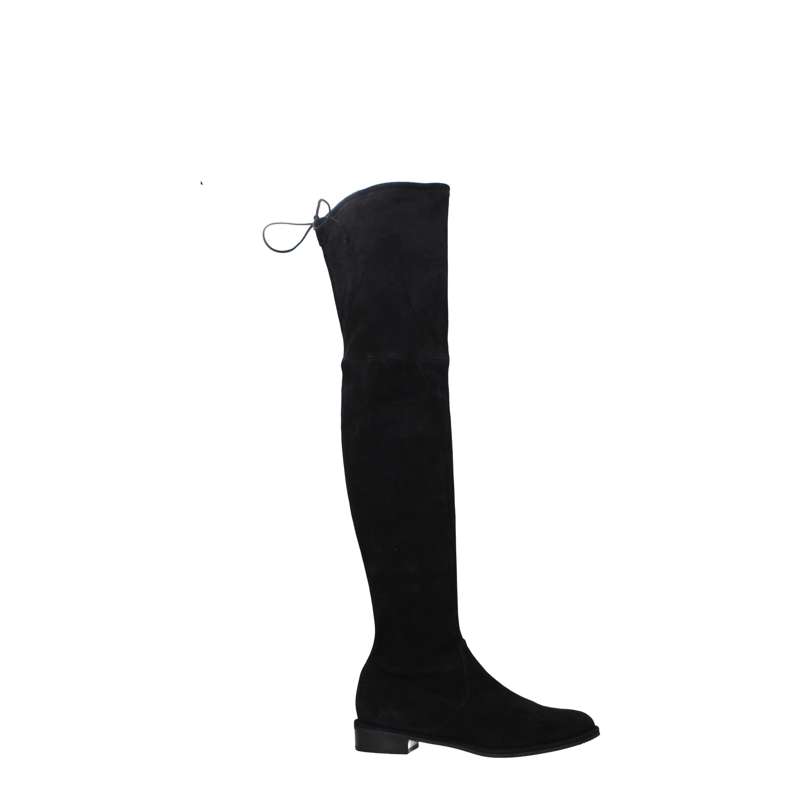 Stuart Weitzman - Black Leather Over The Knee