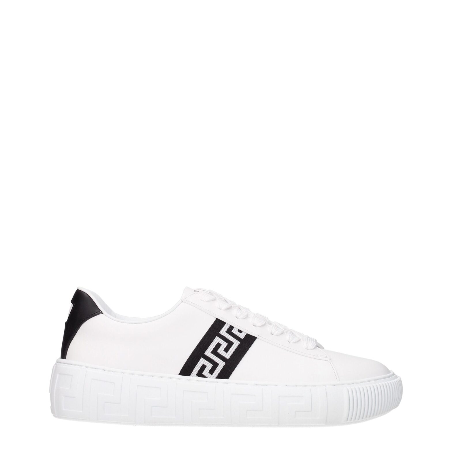 Versace - White Leather Sneakers