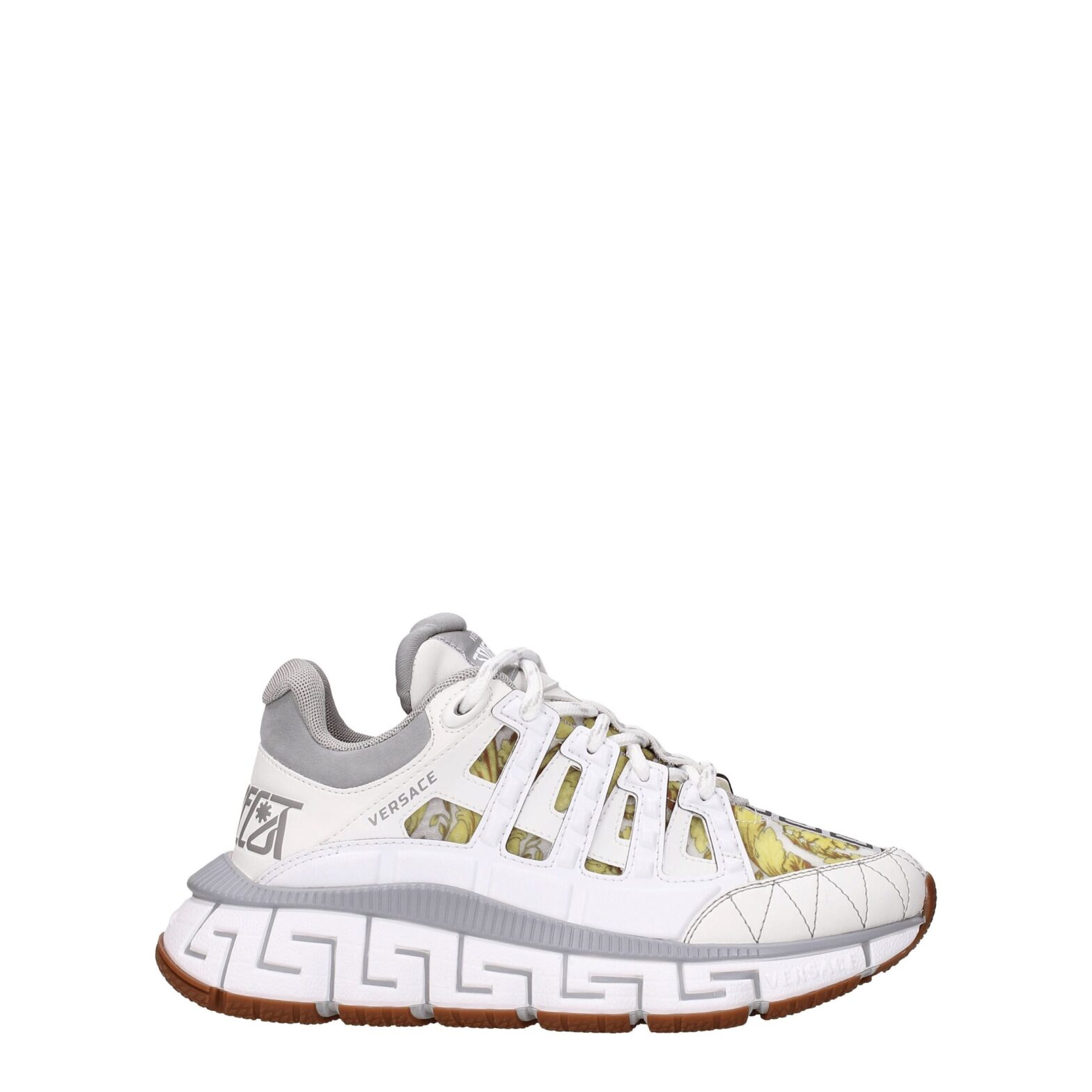 Versace - White Leather Athletic Sneakers