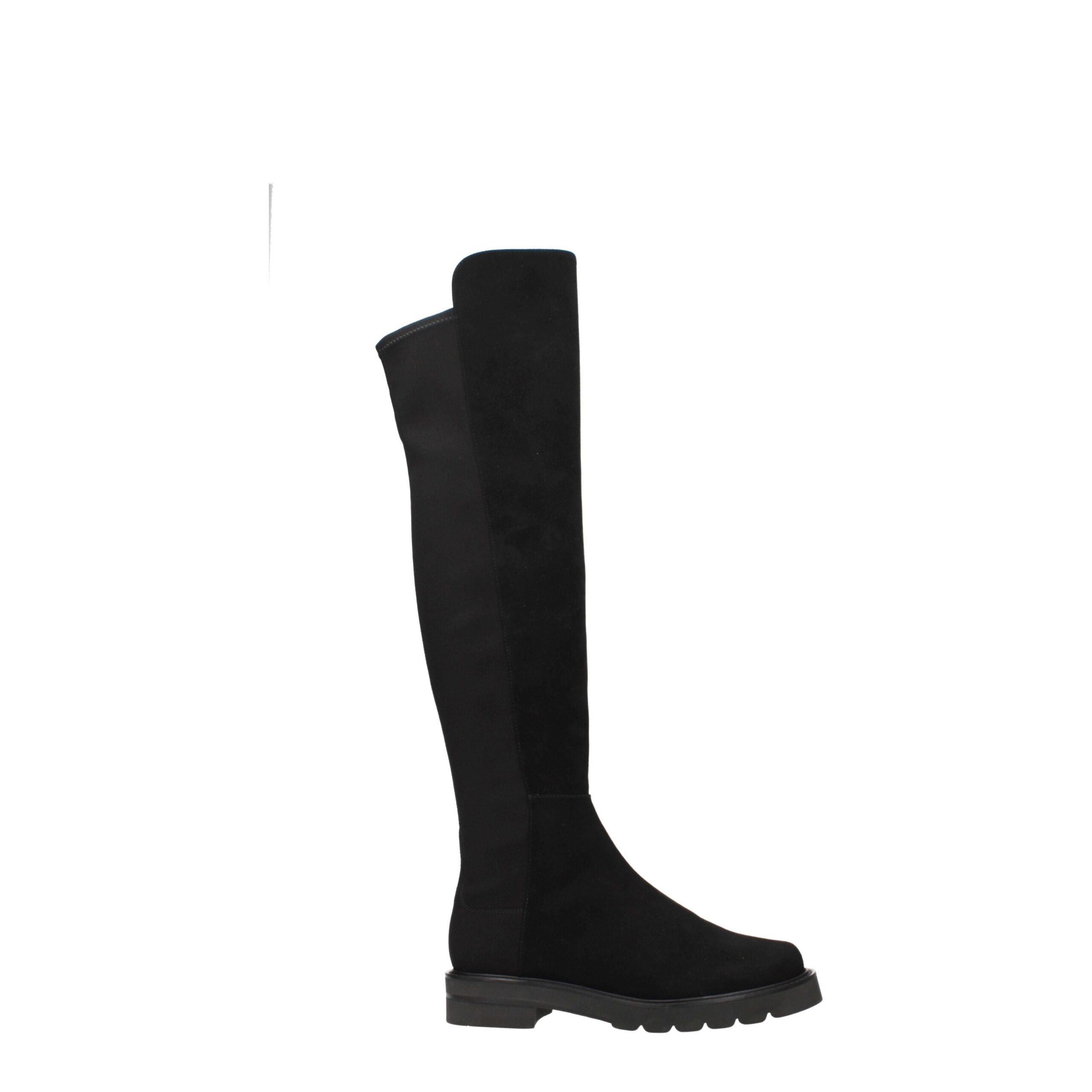 Stuart Weitzman - Black Leather Over The Knee