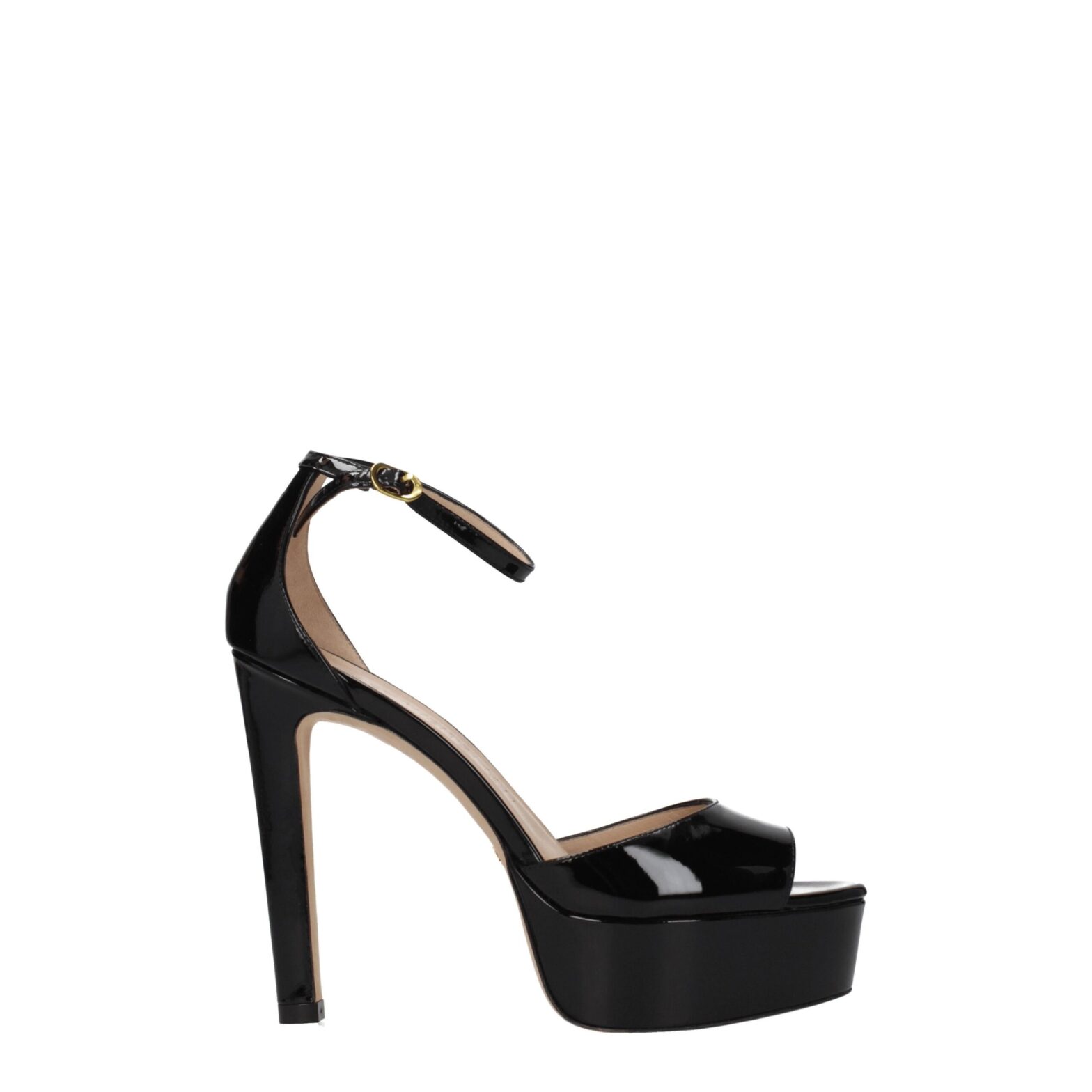 Stuart Weitzman - Black Leather Platforms