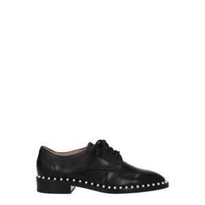 Black Leather Oxfords And Derbies