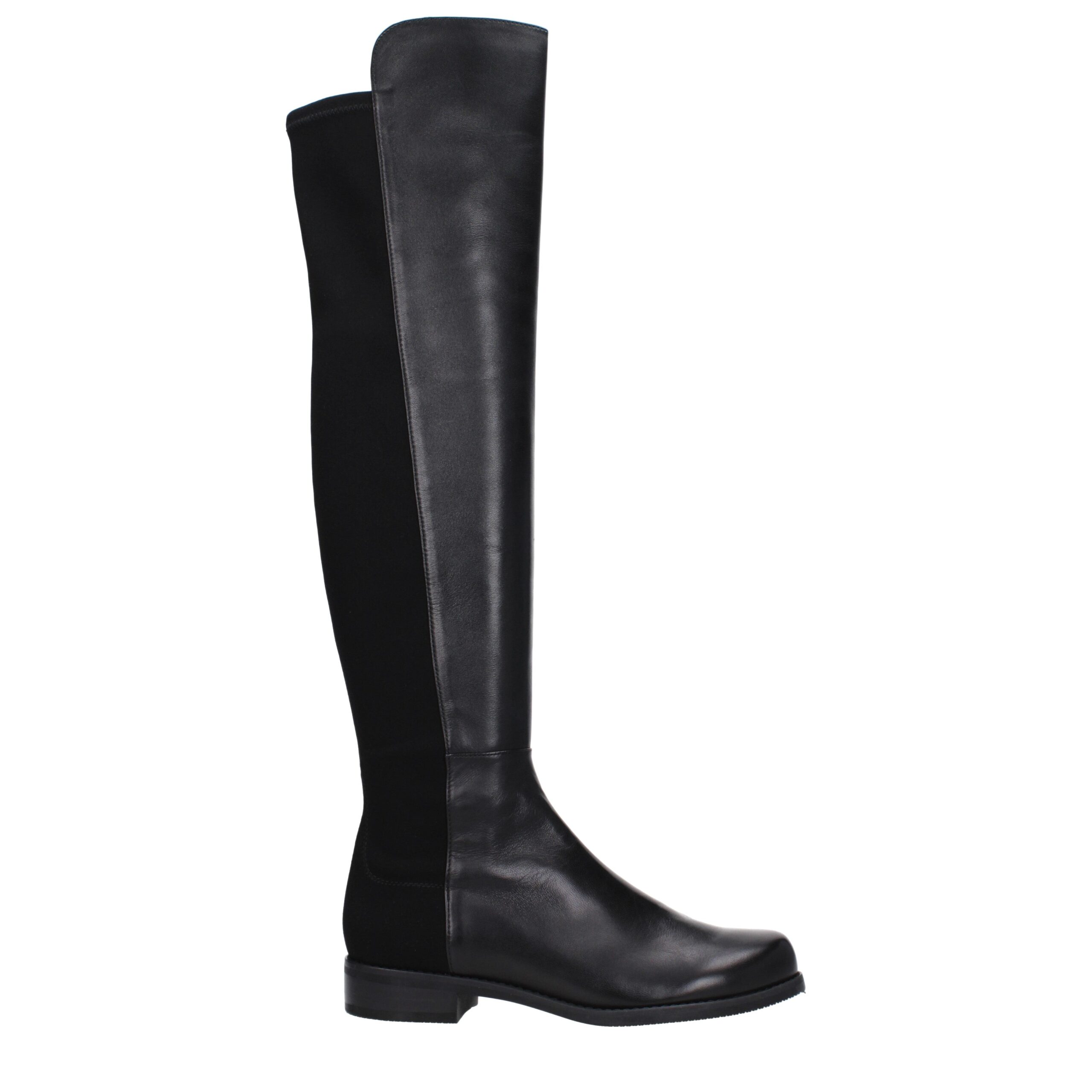 Stuart Weitzman - Black Leather Over The Knee