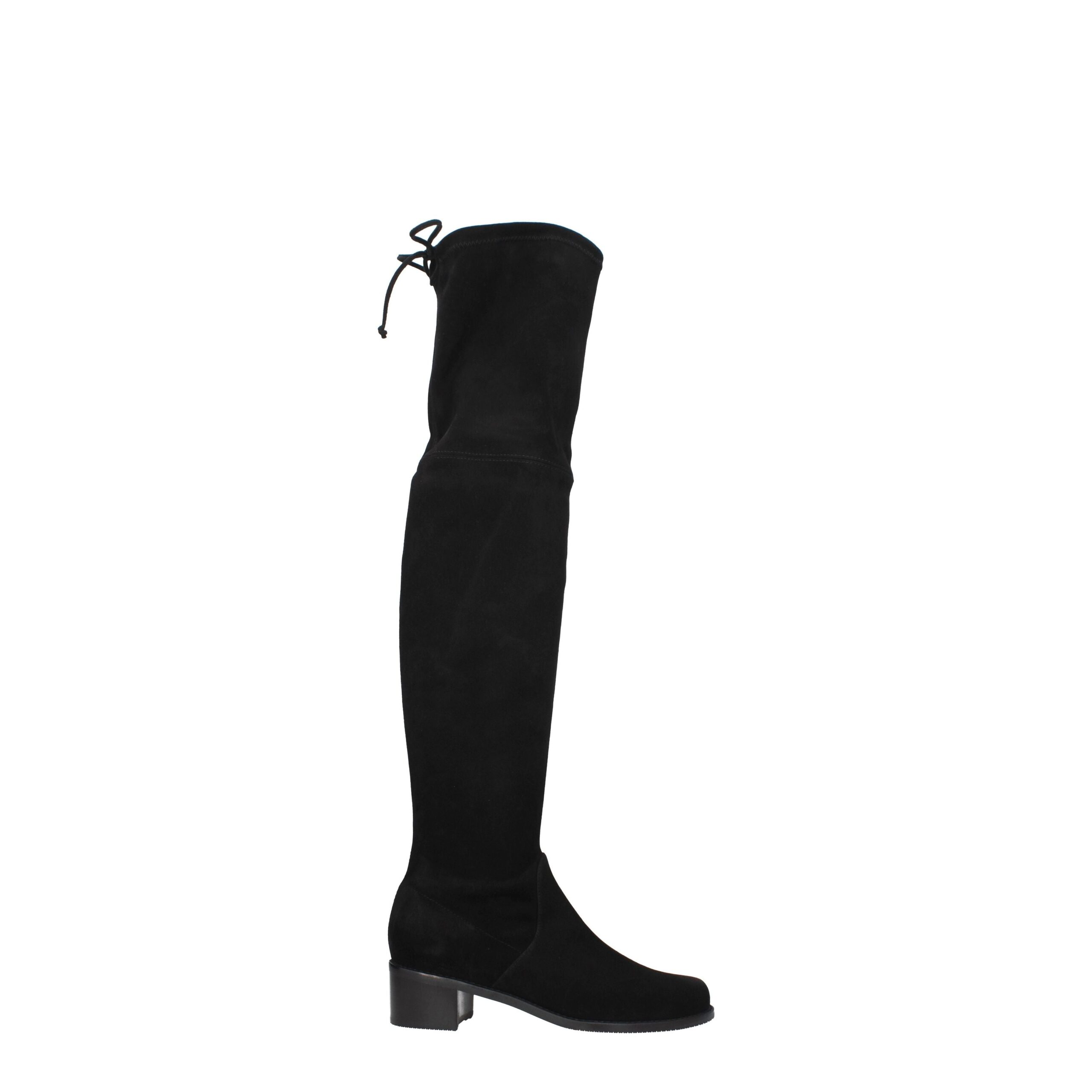 Stuart Weitzman - Black Leather Over The Knee