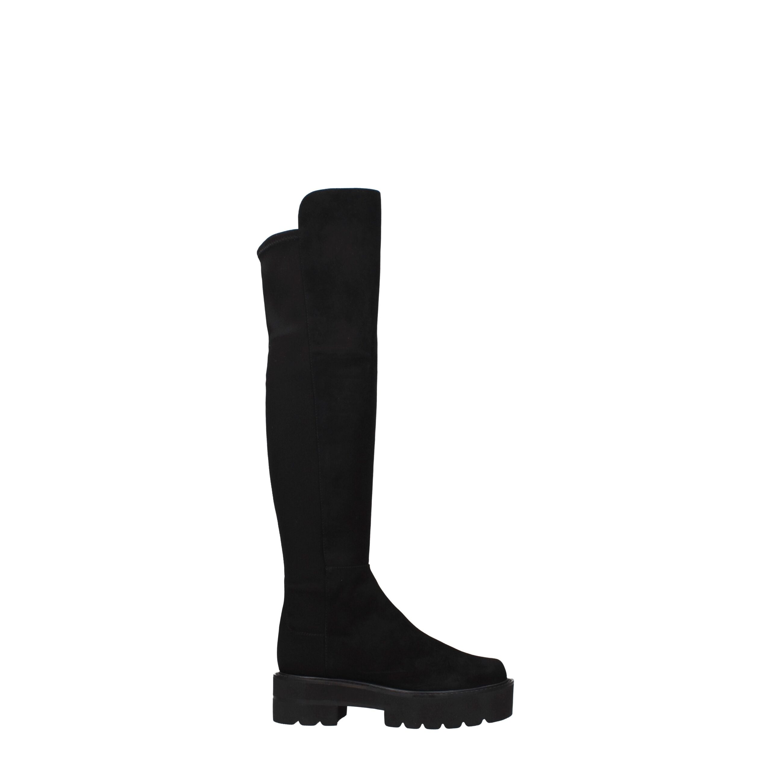 Stuart Weitzman - Black Leather Over The Knee