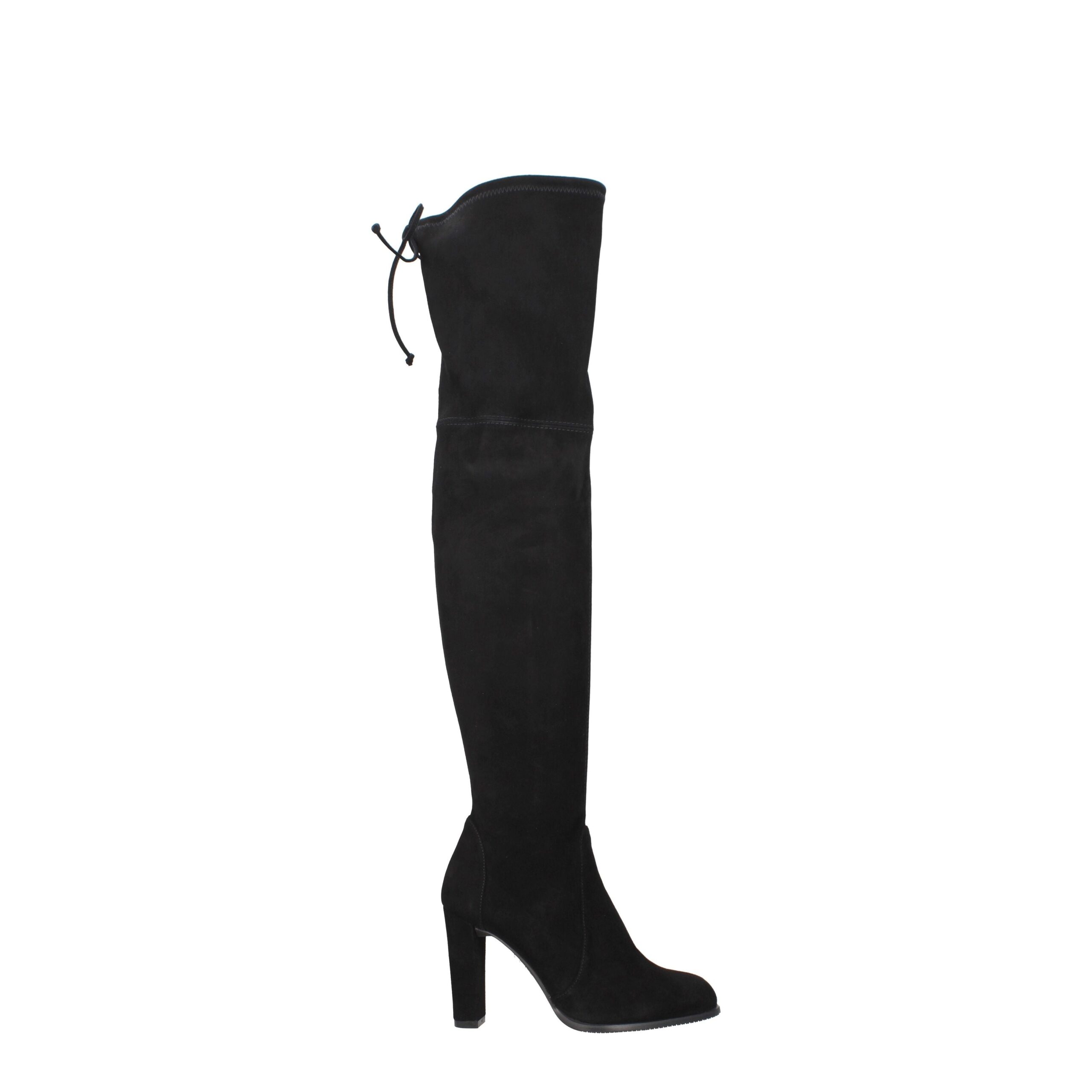 Stuart Weitzman - Black Leather Over The Knee