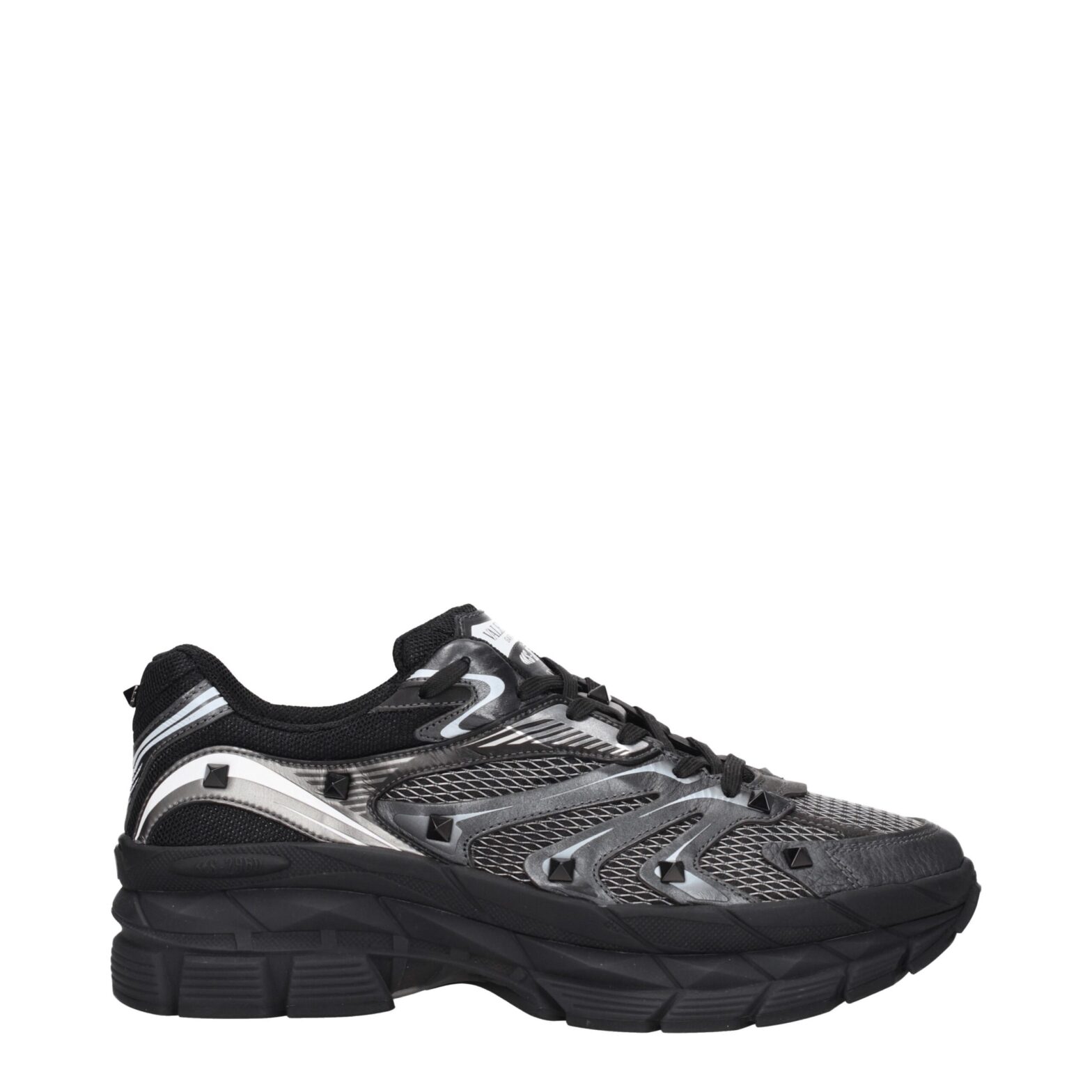 Valentino Garavani - Black Fabric Athletic Sneakers