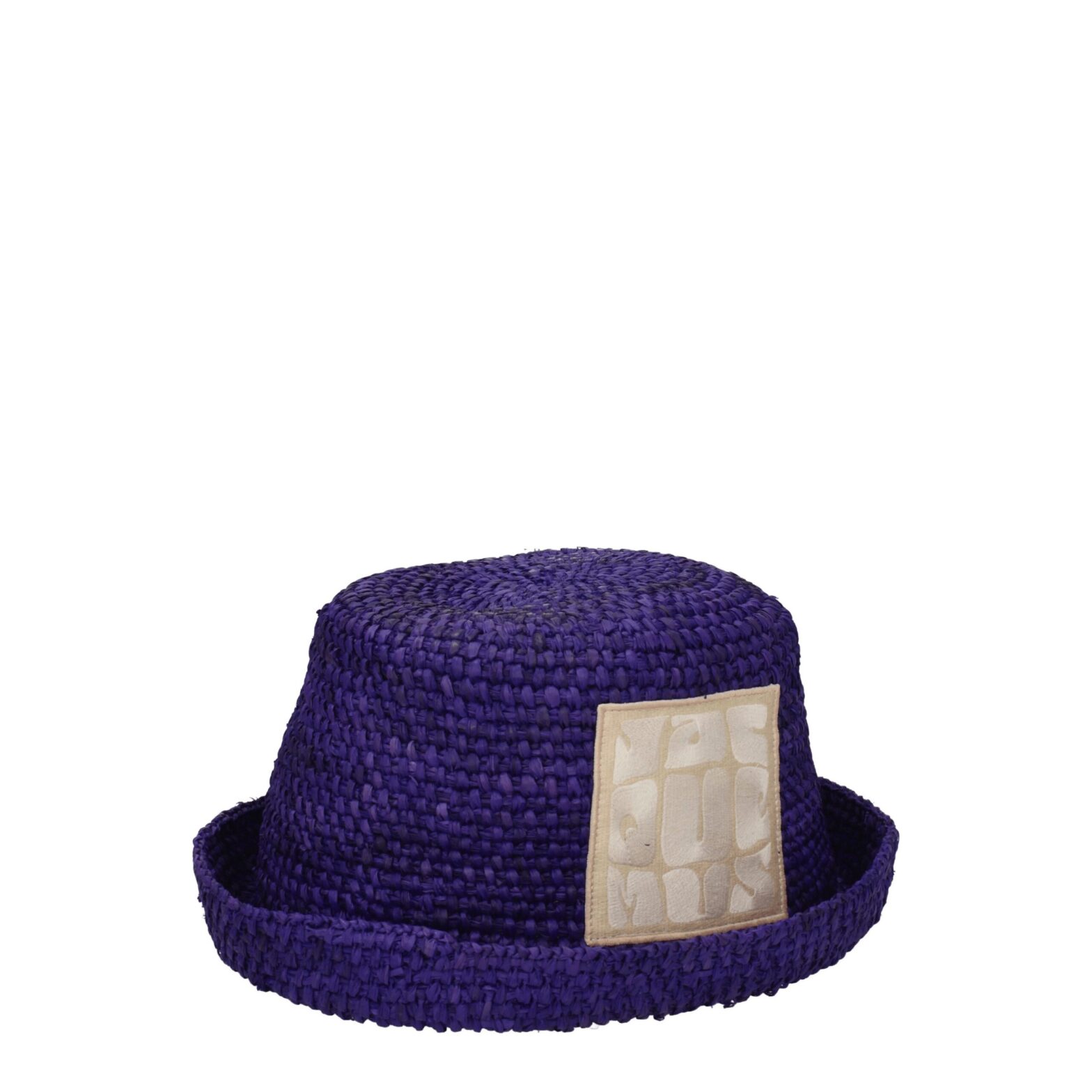 Jacquemus - Purple Raffia Hats