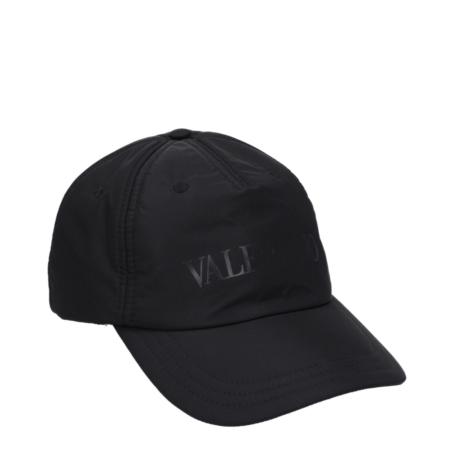 Valentino Garavani - Black Polyamide Caps (Baseball Hat)