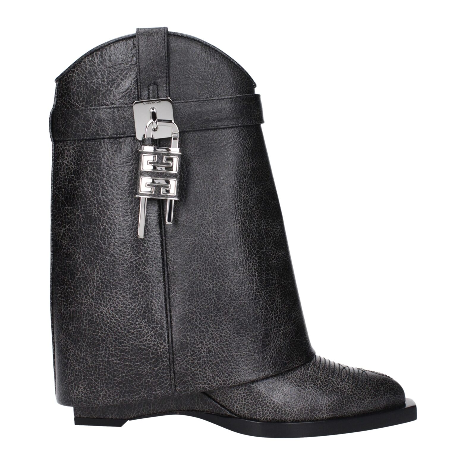 Givenchy - Black Leather Ankle Boots