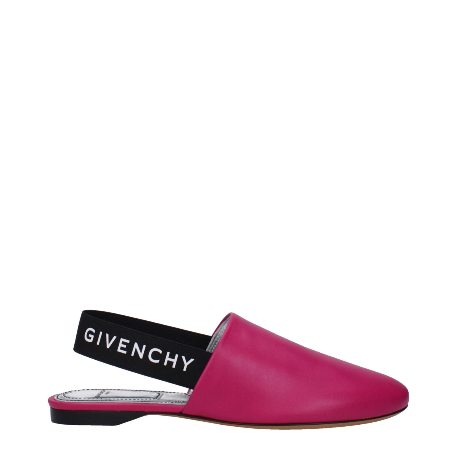 Givenchy - Pink Leather Flat Sandals