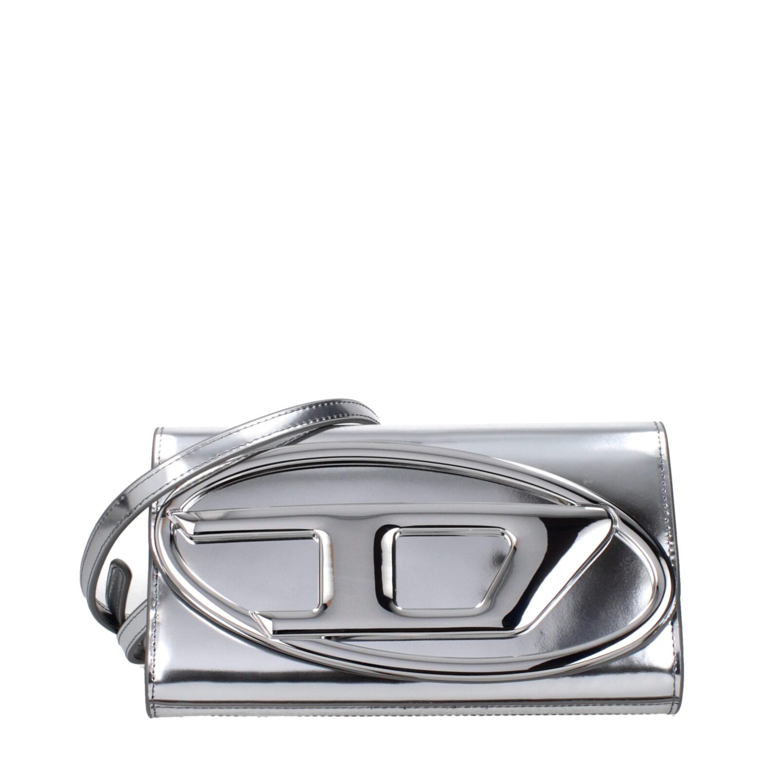Diesel - Gray Leather Clutch Bags