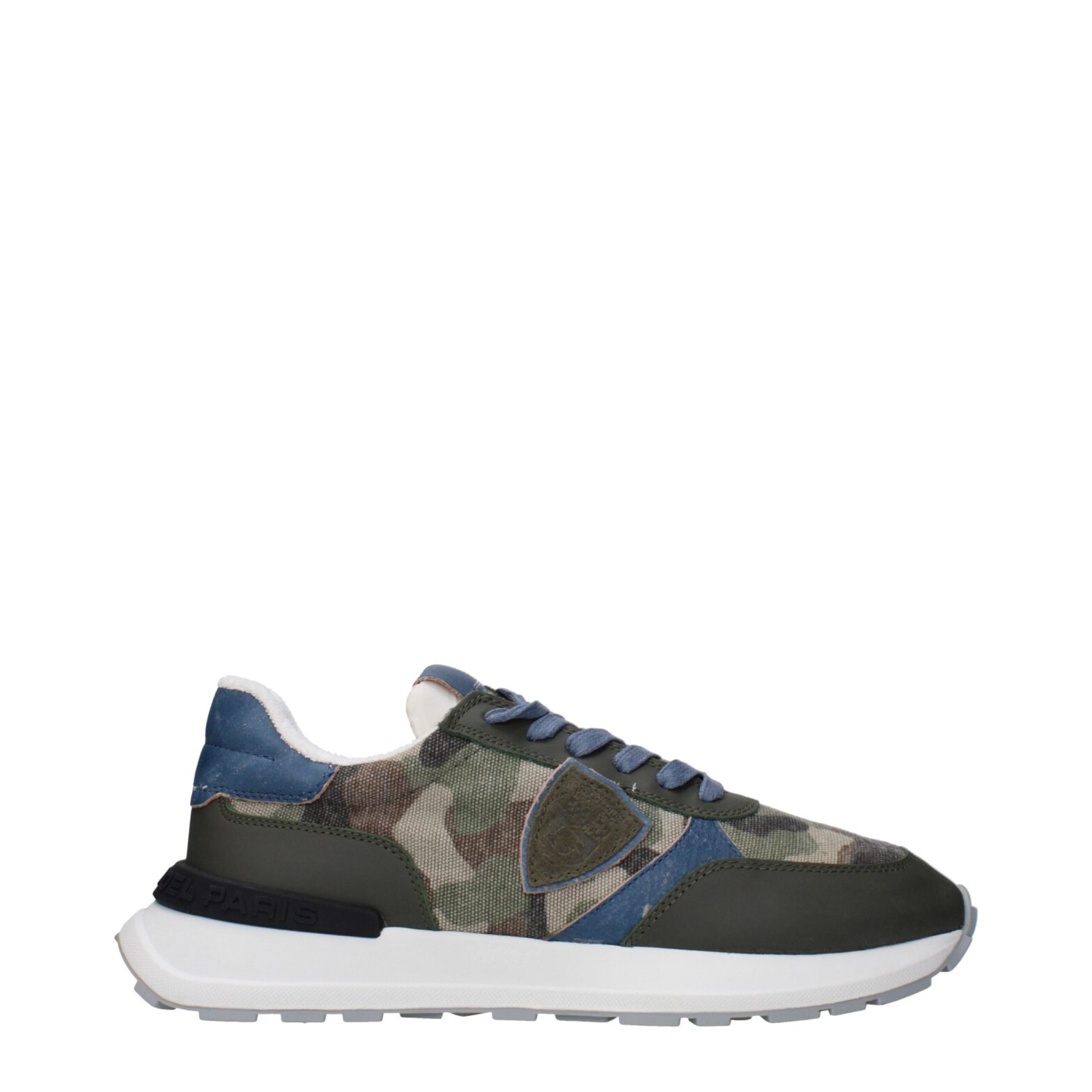 Philippe Model - Green Fabric Athletic Sneakers