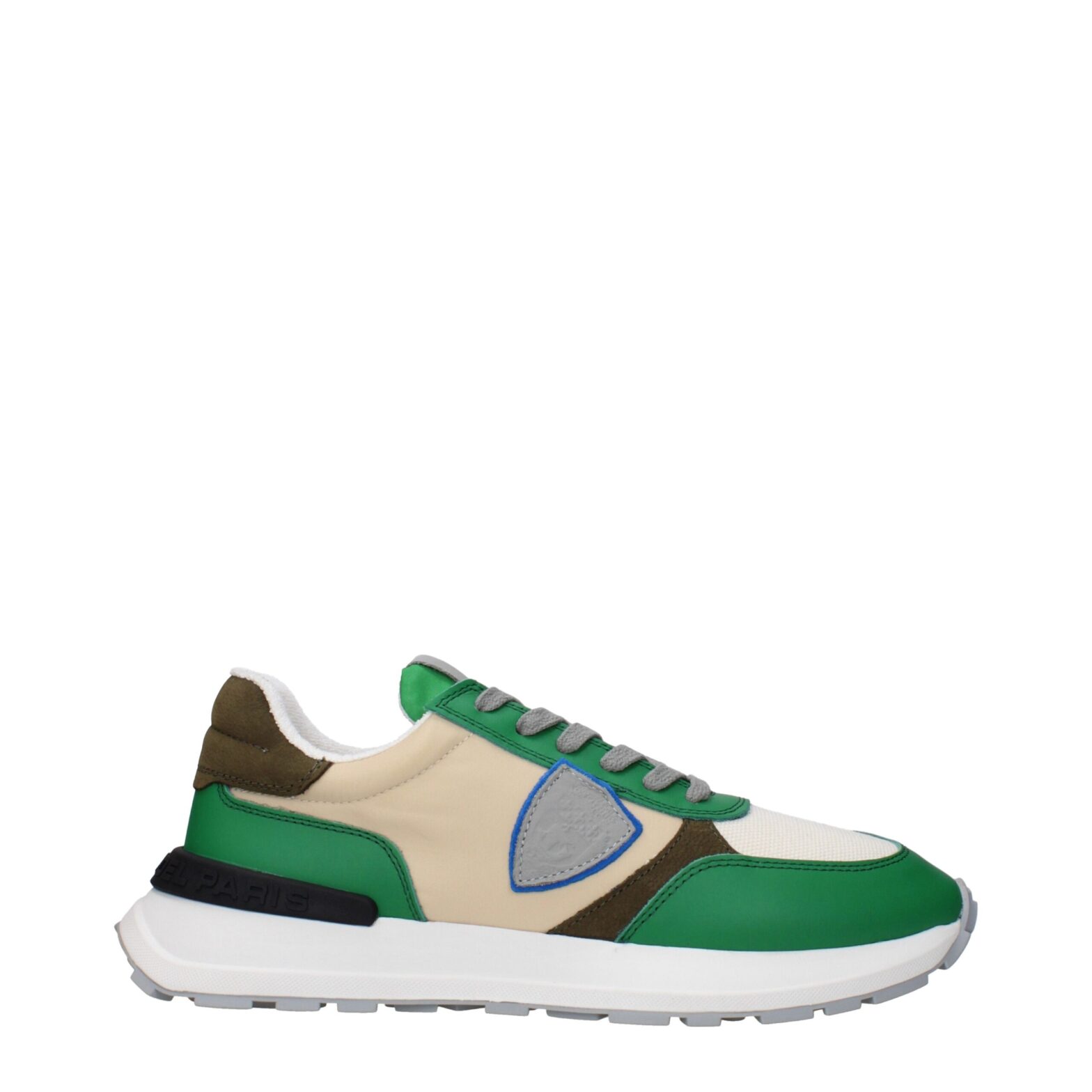 Philippe Model - Green Fabric Athletic Sneakers