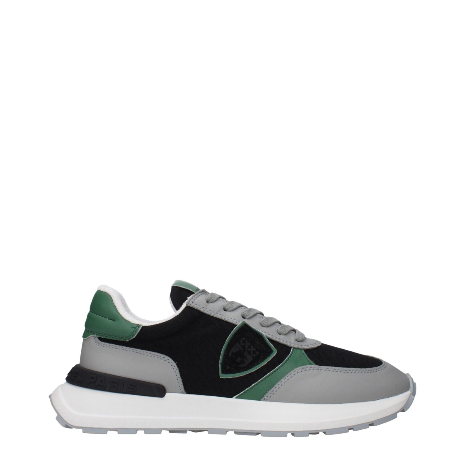 Philippe Model - Black Fabric Athletic Sneakers