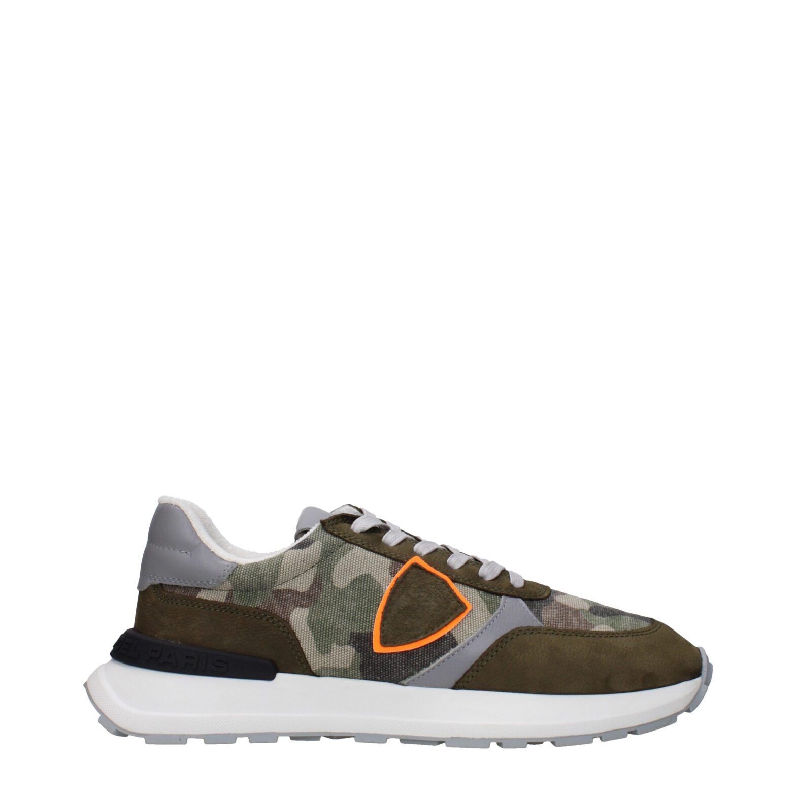 Philippe Model - Green Fabric Chunky Sneakers