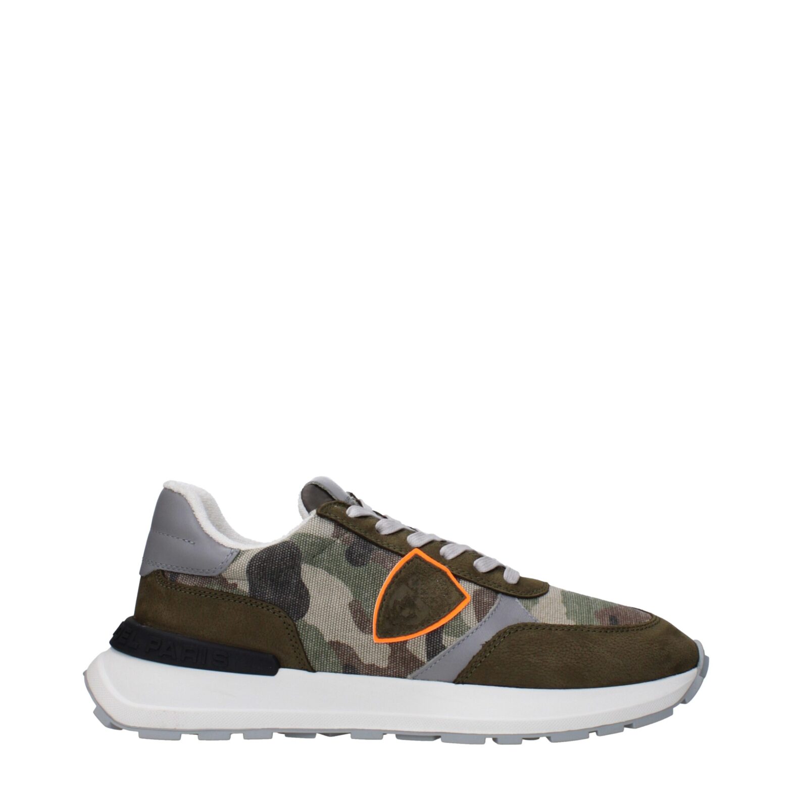 Philippe Model - Green Fabric Athletic Sneakers