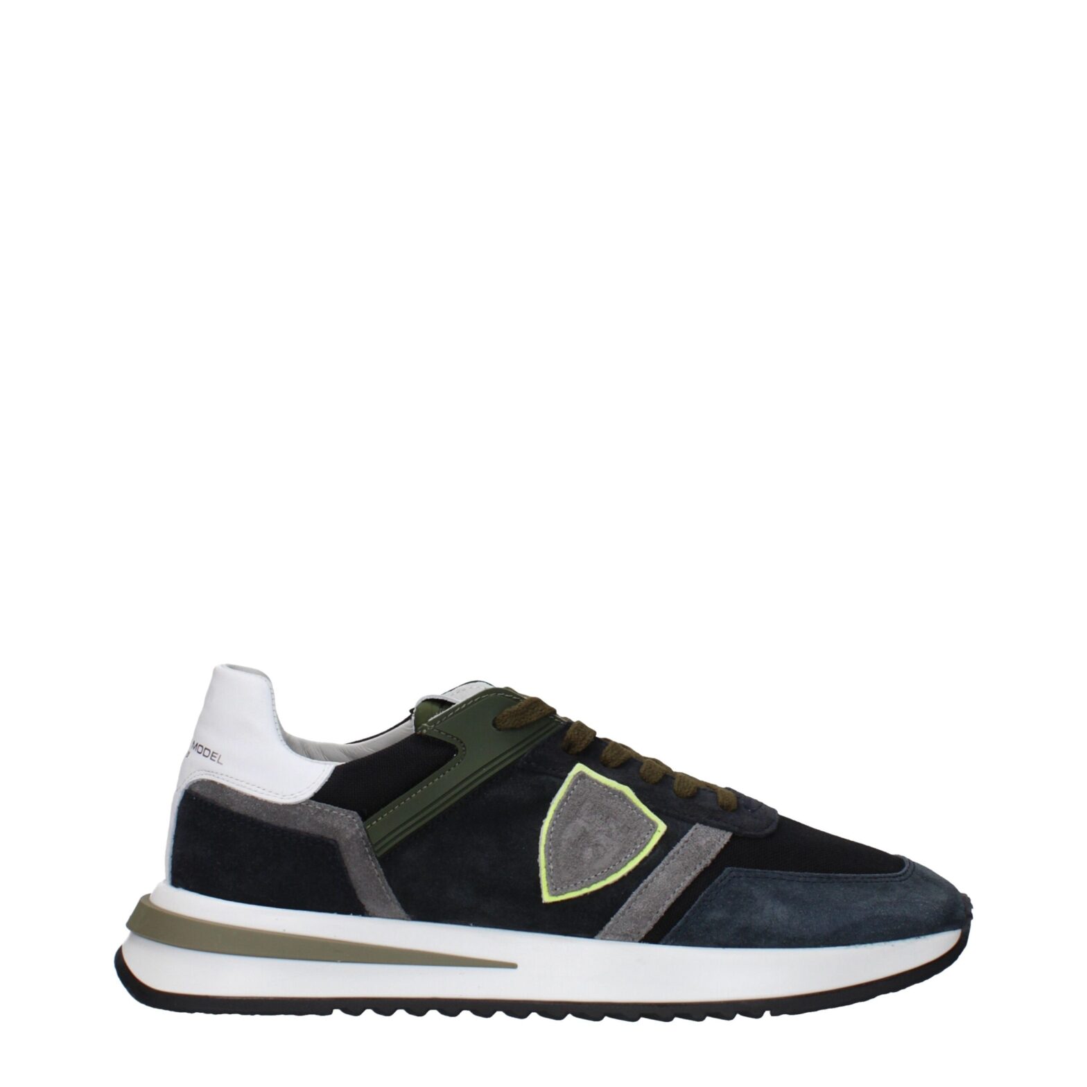Philippe Model - Blue Leather Low Tops