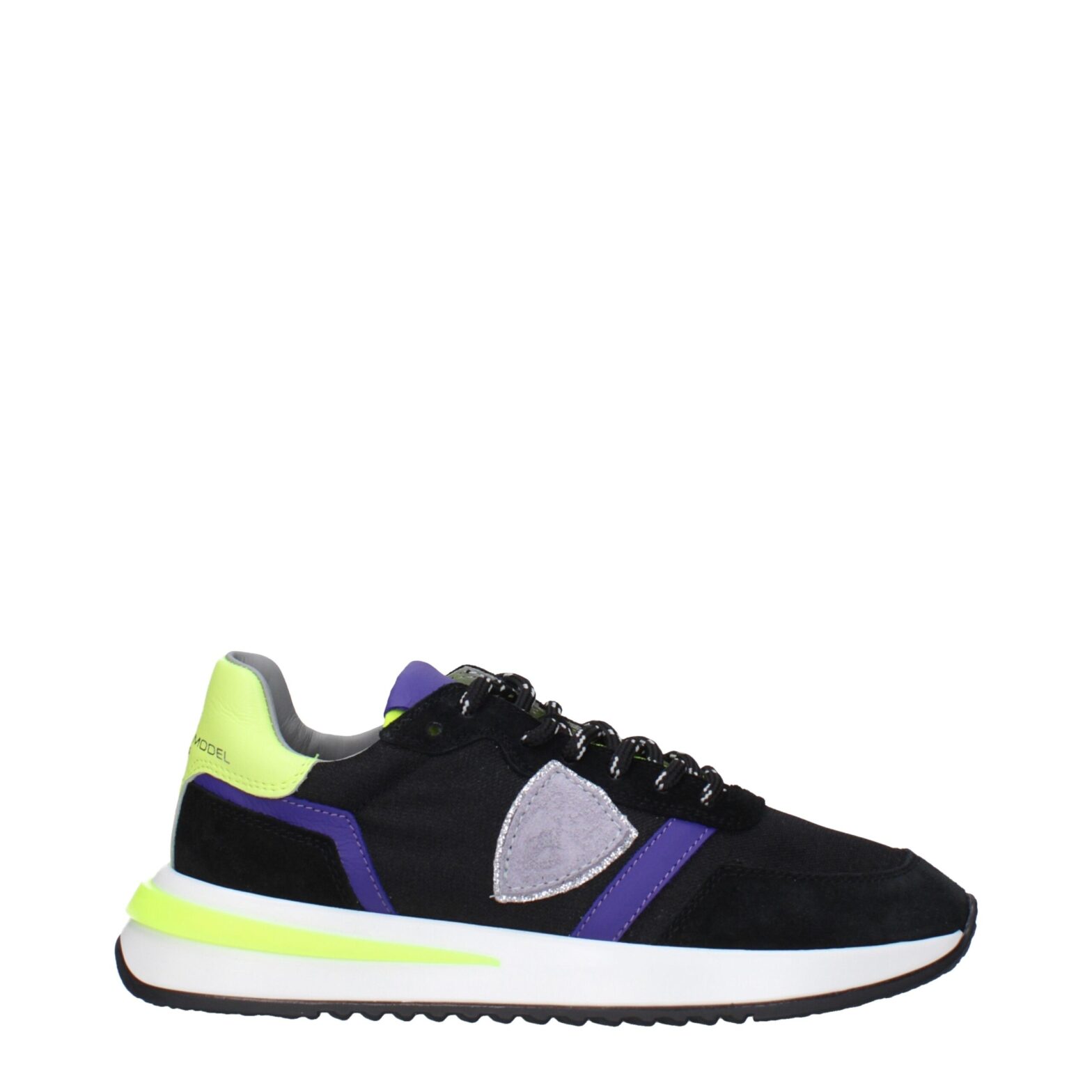Philippe Model - Black Fabric Athletic Sneakers