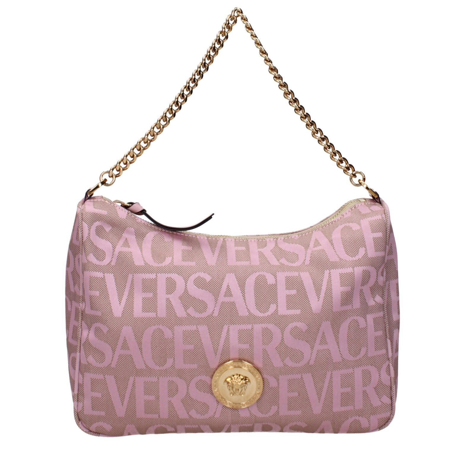 Versace - Beige Fabric Handbags