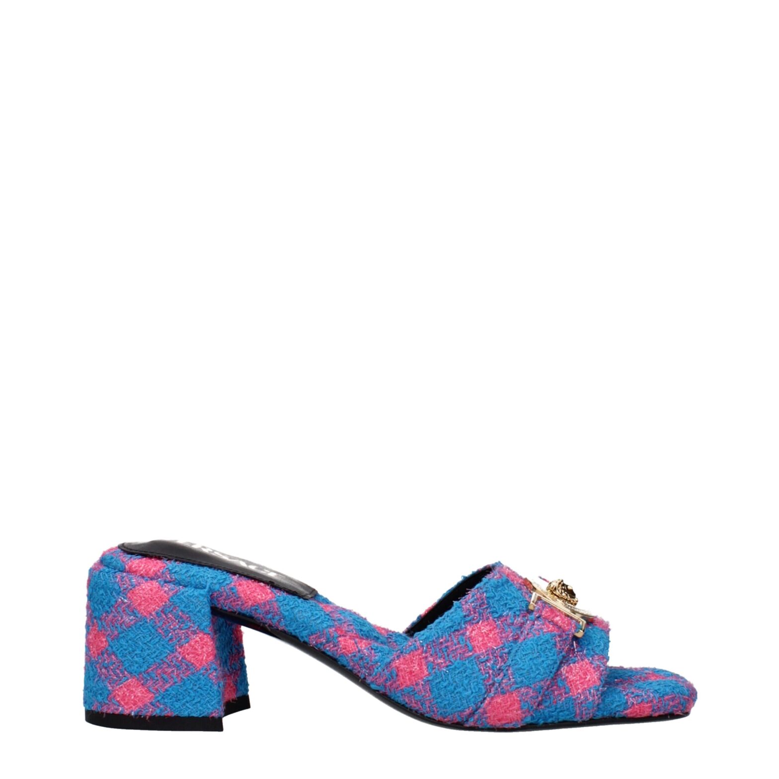 Versace - Blue Fabric Platforms