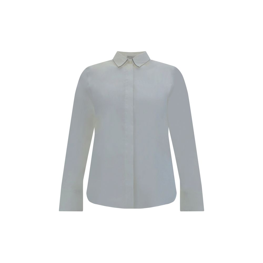 Brunello Cucinelli - Shirt with iconic jewelry details