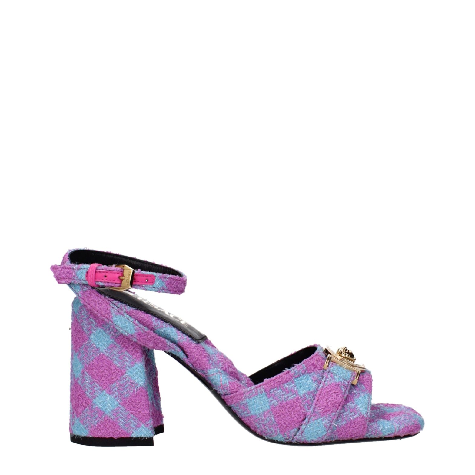 Versace - Pink Fabric Platforms