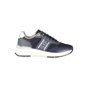 Blu Polyester Men Sneaker