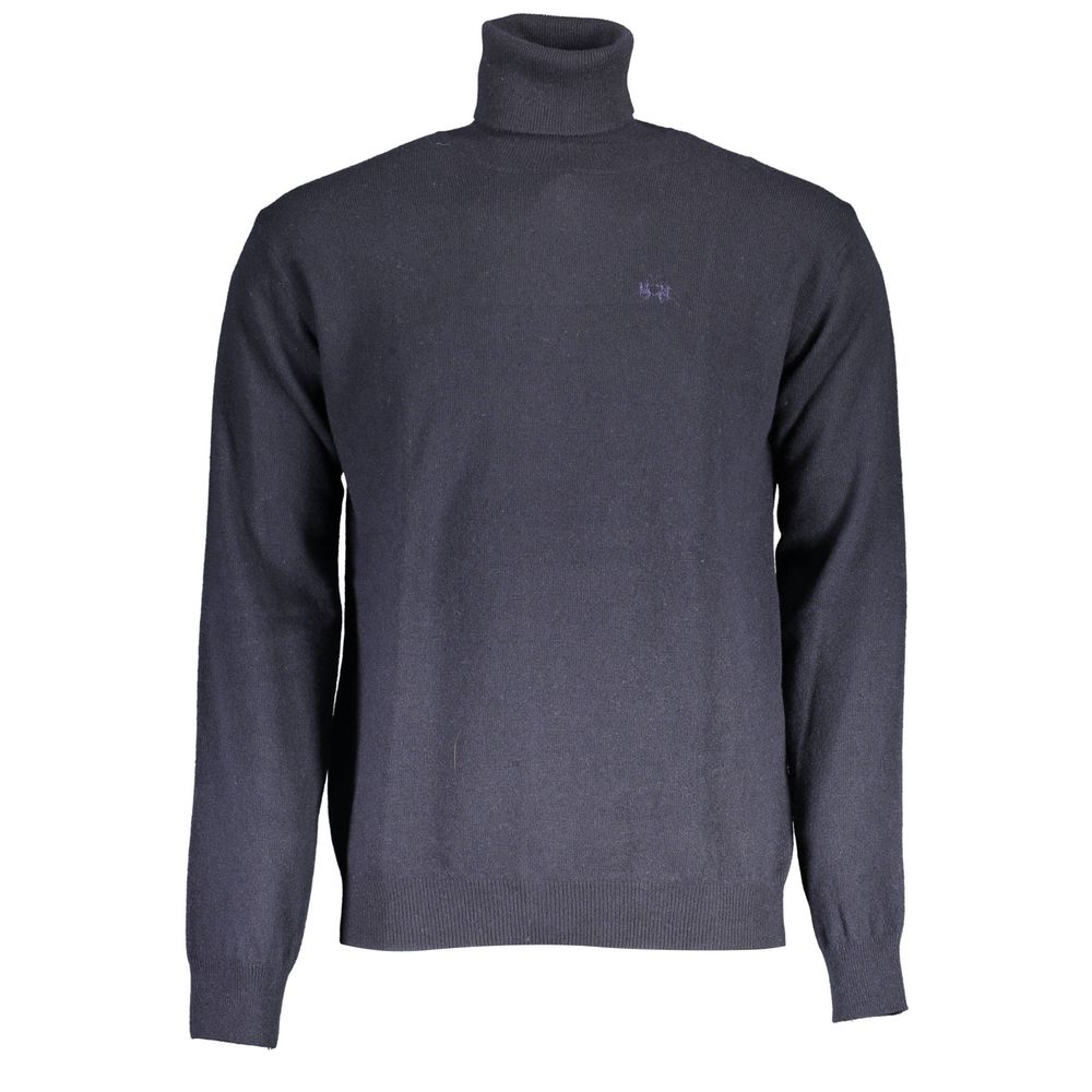 La Martina - Blue Wool Men Sweater