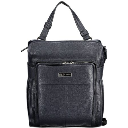 Blue Polyethylene Backpack