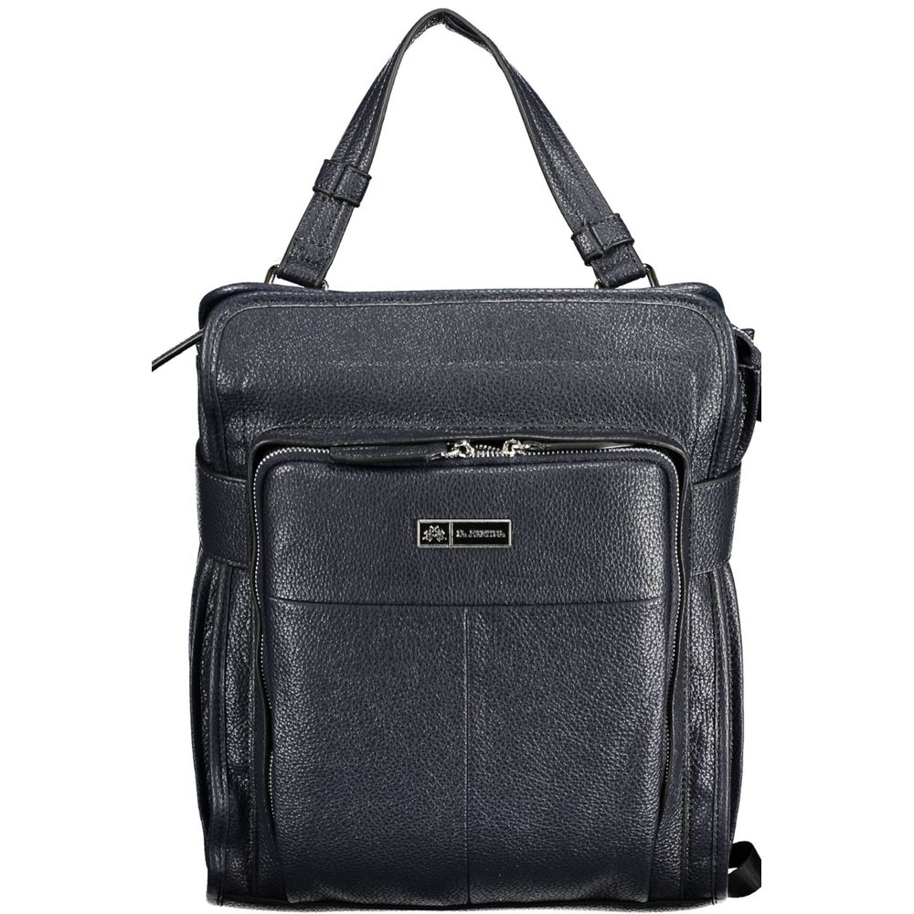 La Martina - Blue Polyethylene Backpack