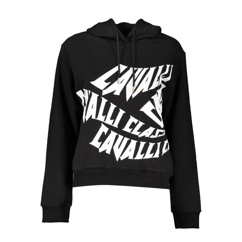 Cavalli Class - Black Cotton Women Sweatshirt