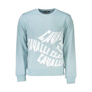 Azzurro Cotton Men Sweatshirt